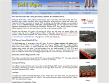 Tablet Screenshot of drill-pipes.com